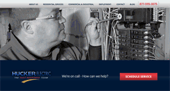 Desktop Screenshot of huckerelectric.com